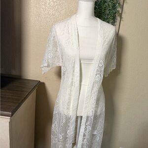 Express Ivory Lace Overlay